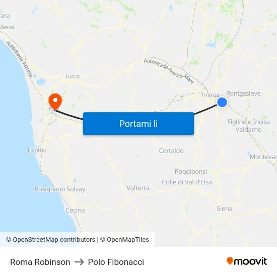 Roma Robinson to Polo Fibonacci map