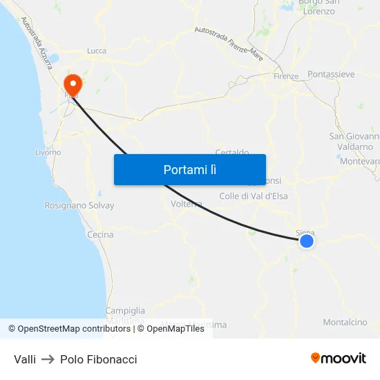 Valli to Polo Fibonacci map