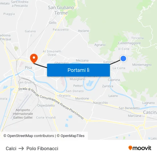 Calci to Polo Fibonacci map