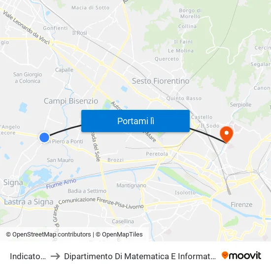 Indicatore 02 to Dipartimento Di Matematica E Informatica ""Ulisse Dini"" map