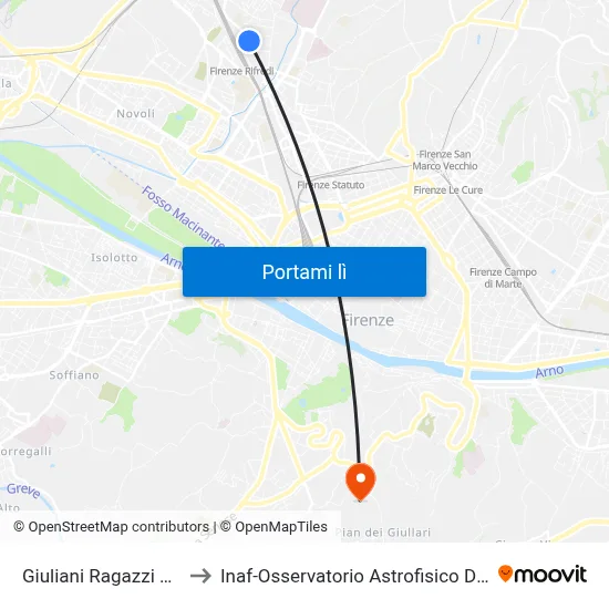 Giuliani Ragazzi Del 99 to Inaf-Osservatorio Astrofisico Di Arcetri map