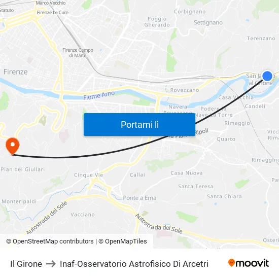 Il Girone to Inaf-Osservatorio Astrofisico Di Arcetri map