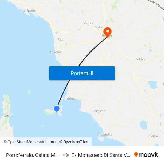 Portoferraio, Calata Matteotti to Ex Monastero Di Santa Verdiana map