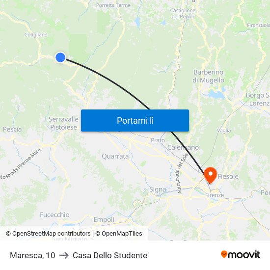 Maresca, 10 to Casa Dello Studente map