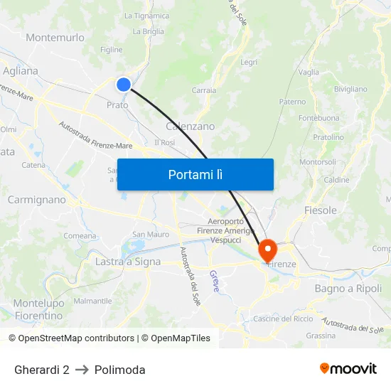 Gherardi 2 to Polimoda map