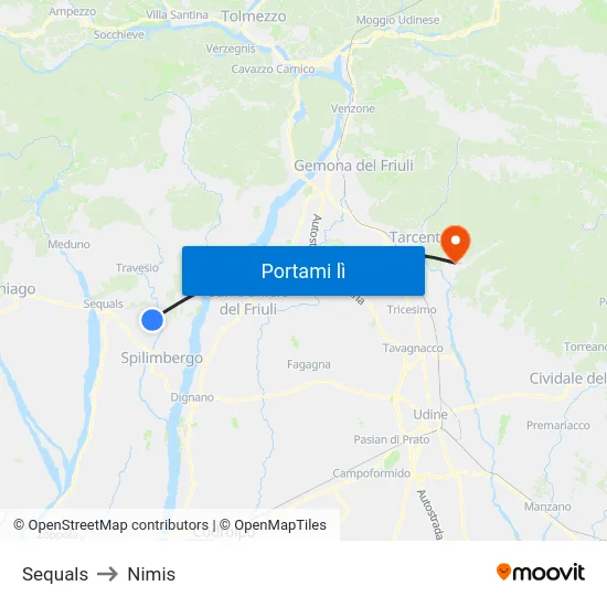 Sequals to Nimis map