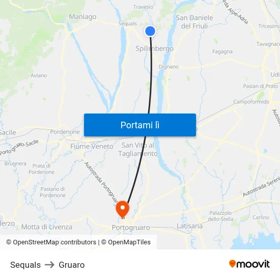 Sequals to Gruaro map