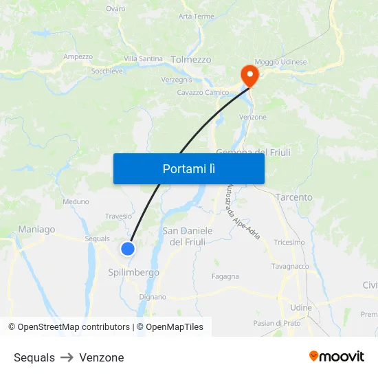 Sequals to Venzone map