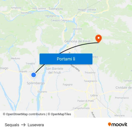 Sequals to Lusevera map