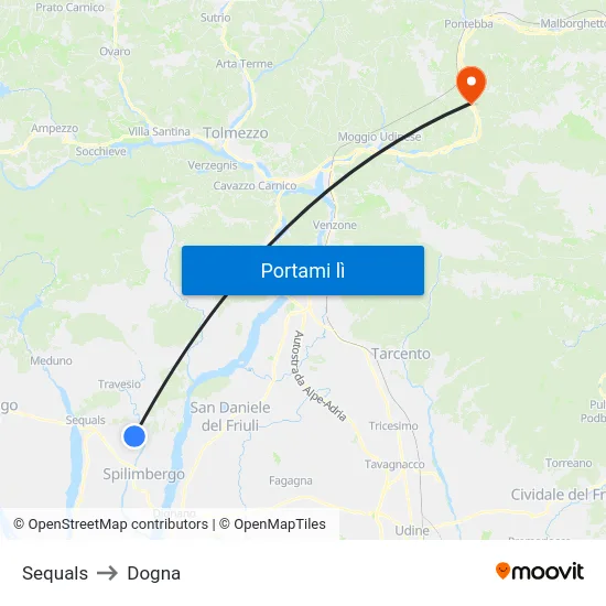 Sequals to Dogna map