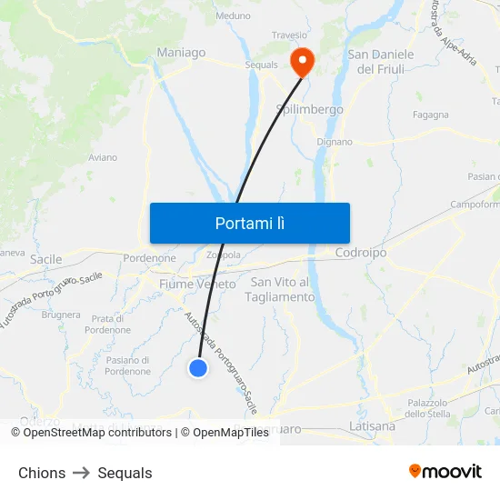 Chions to Sequals map
