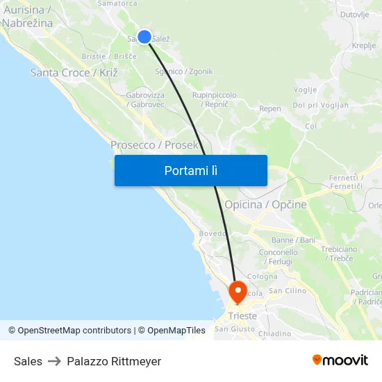 Sales to Palazzo Rittmeyer map