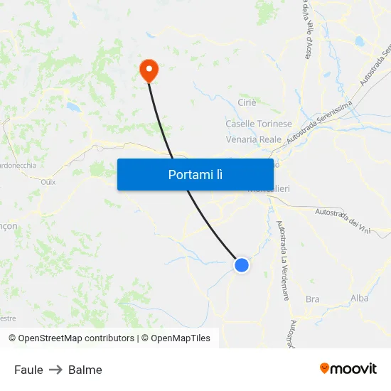 Faule to Balme map