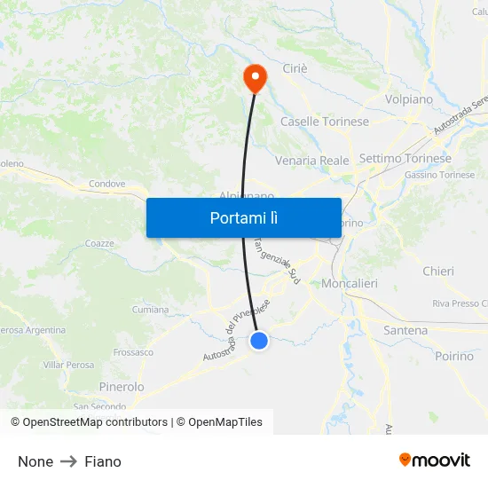 None to Fiano map