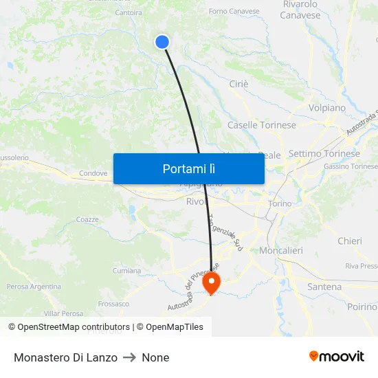 Monastero Di Lanzo to None map