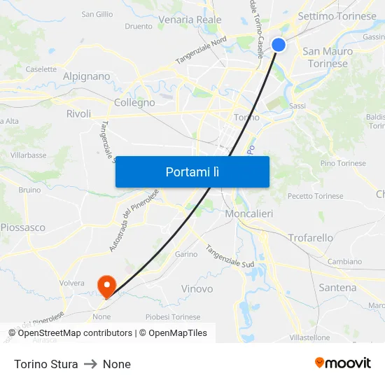 Torino Stura to None map