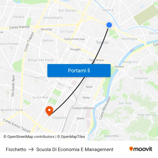Fiochetto to Scuola Di Economia E Management map