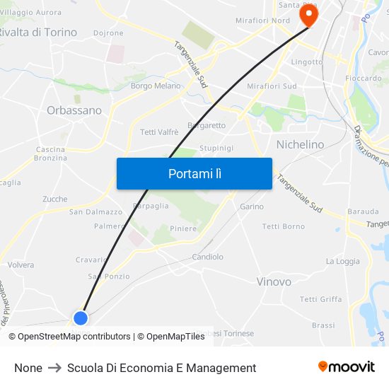 None to Scuola Di Economia E Management map