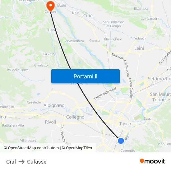 Graf to Cafasse map