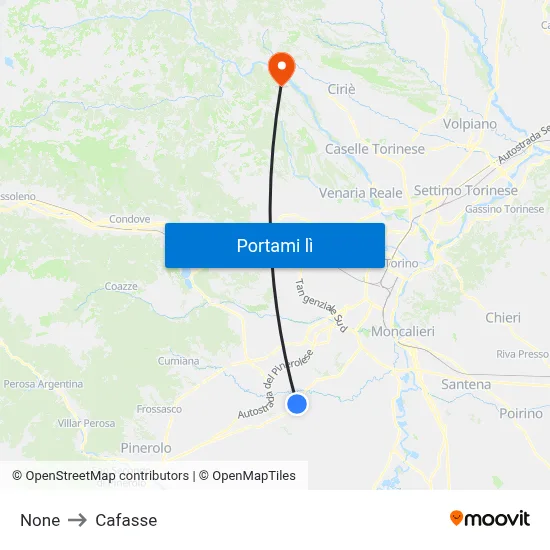 None to Cafasse map