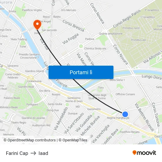 Farini Cap to Iaad map