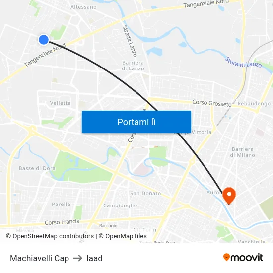Machiavelli Cap to Iaad map