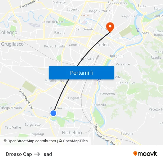 Drosso Cap to Iaad map