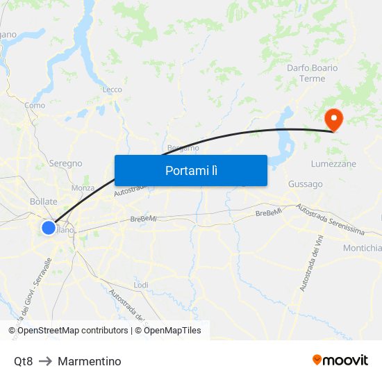 Qt8 to Marmentino map