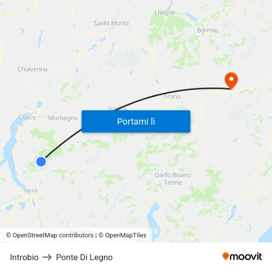 Introbio to Ponte Di Legno map