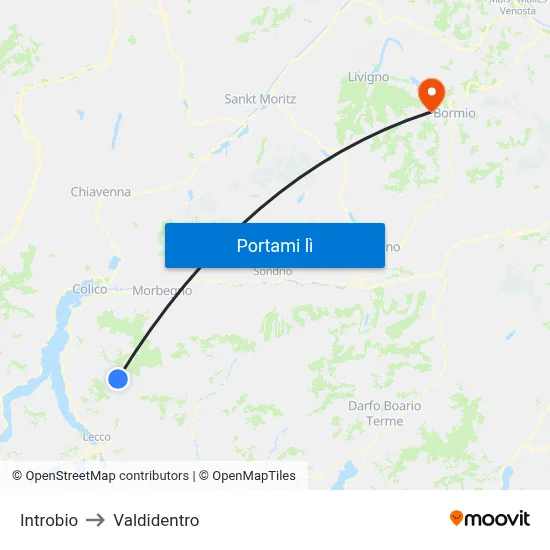 Introbio to Valdidentro map