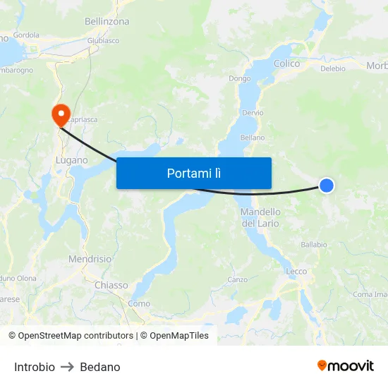 Introbio to Bedano map