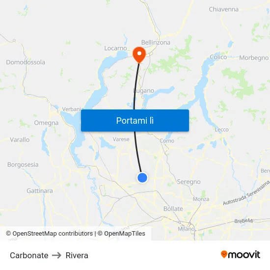Carbonate to Rivera map