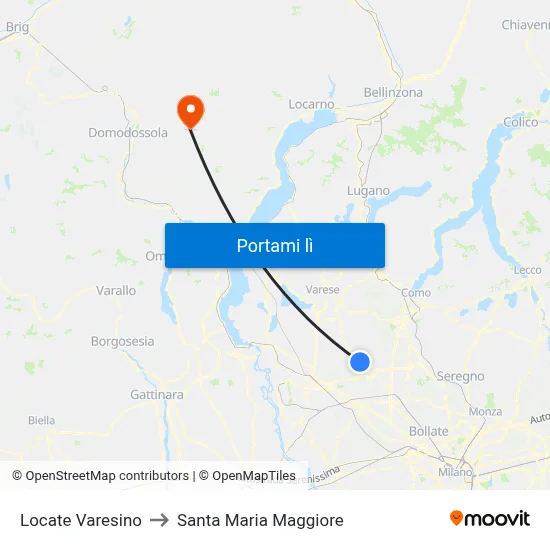 Locate Varesino to Santa Maria Maggiore map