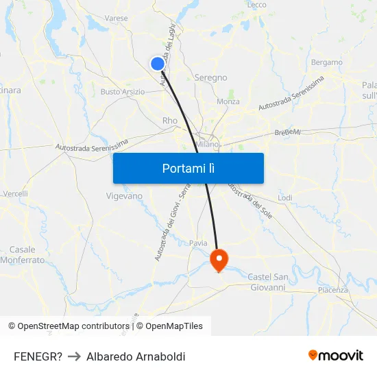 FENEGR? to Albaredo Arnaboldi map
