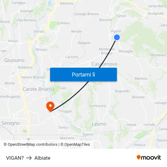 VIGAN? to Albiate map