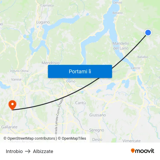 Introbio to Albizzate map