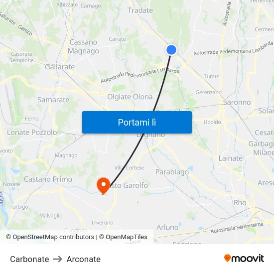 Carbonate to Arconate map