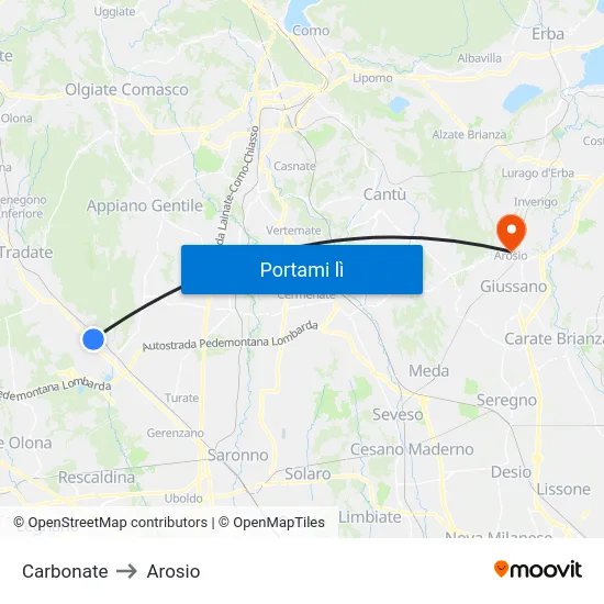 Carbonate to Arosio map