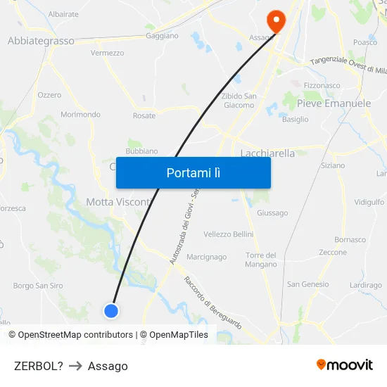 ZERBOL? to Assago map
