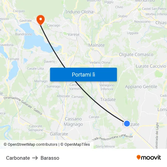 Carbonate to Barasso map