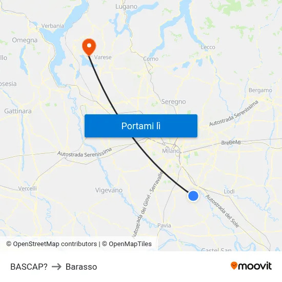 BASCAP? to Barasso map