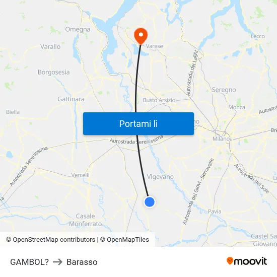 GAMBOL? to Barasso map