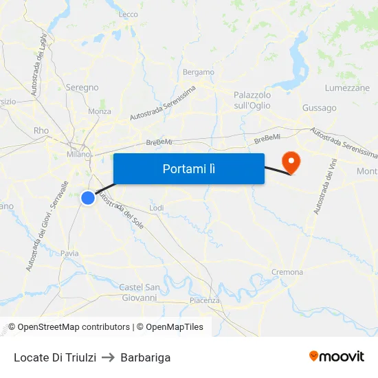 Locate Di Triulzi to Barbariga map