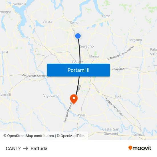 CANT? to Battuda map