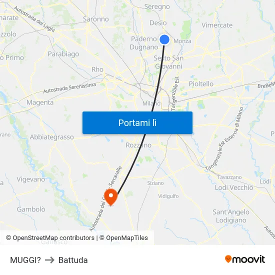 MUGGI? to Battuda map