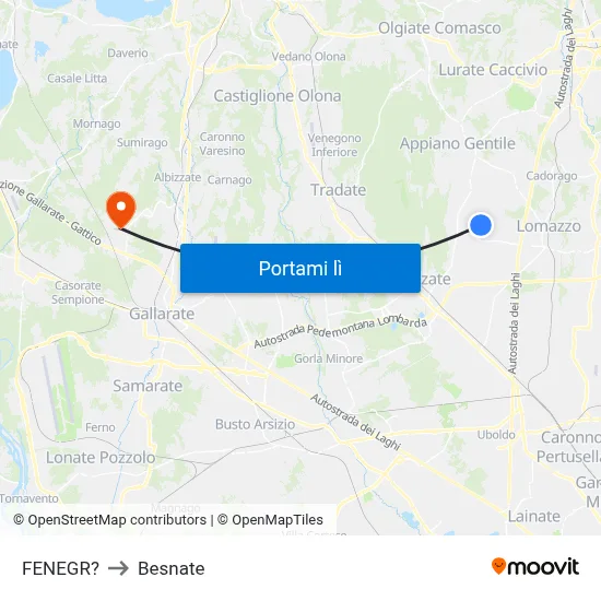 FENEGR? to Besnate map