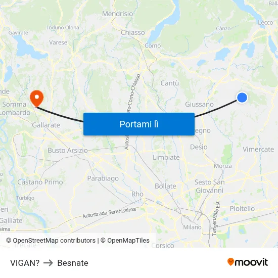 VIGAN? to Besnate map