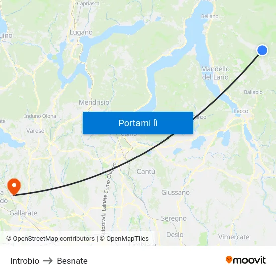 Introbio to Besnate map