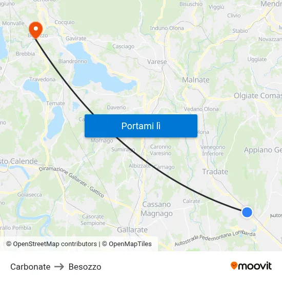 Carbonate to Besozzo map