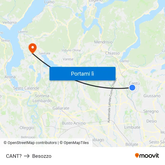 CANT? to Besozzo map